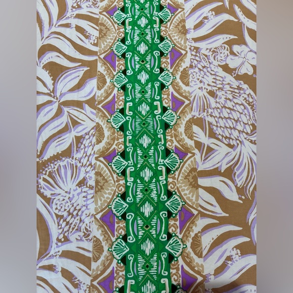 Lilly Pulitzer Floralie Maxi Dress Bon Vivants Engineered Womens Size 10 Stretch - Picture 2 of 14